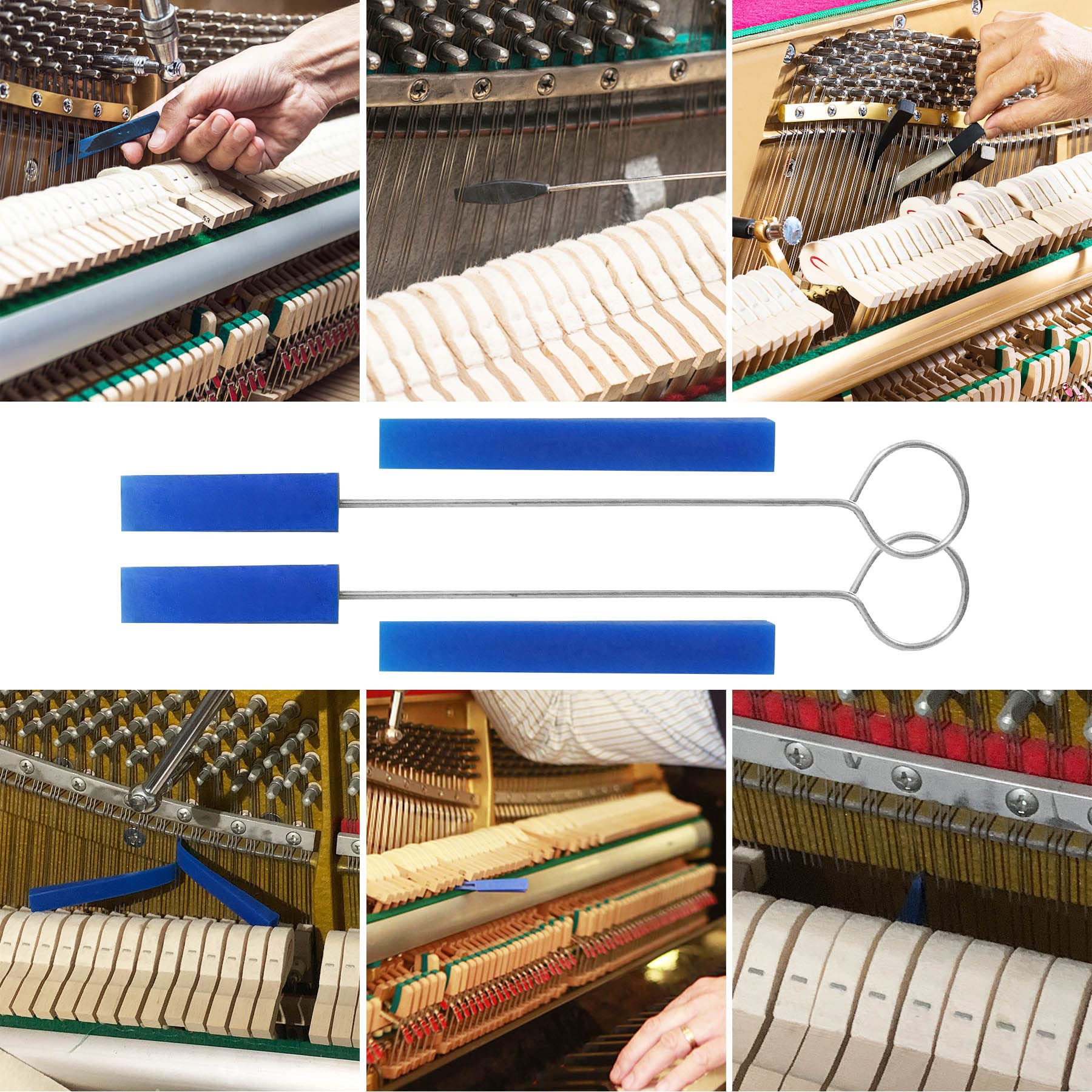 Amazon.com: 6Pcs Professional Piano Tuning Kit, Piano Tuner Hammer